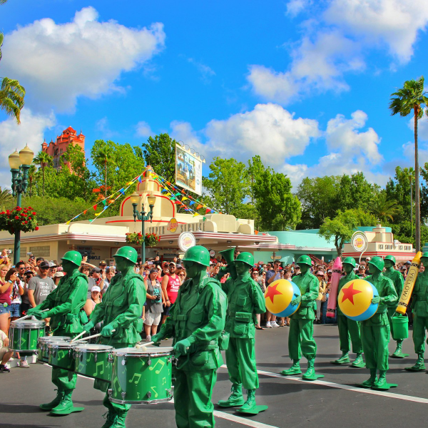 Toy Soldiers in the Disney Parade