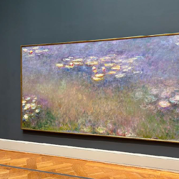 Claude Monet painted Water Lilies
